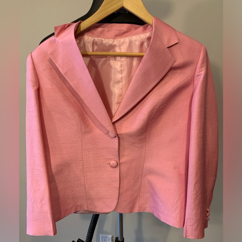 S12-Raw Silk Blazer